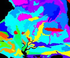 Color map classification example Color map classification example